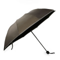 Un seul bon marché à la demande Sun Rain Windproof 3 Folding Small Promotionnel Reflective Glow Umbrella